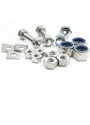 bolts nuts, gaskets, Studbolts, Fully Threaded, Thread Both Ends, Thread One ends, Hexagonal Head Bolts, Hexagonal Nuts, Heavy Hexagonal Nuts Series, Fabrication and Manufacturing according to Customer Specified Designs, U-Bolts, J, L Anchor Bolts, Pipe Clamps, Square Head Bolts, T-Bolts, Eye Bolts, Grade 4.6, 5.8, 8.8 (High Tensile), 10.9 and 12.9, ASTM A193 / A320 B5, B6, B7, B7M, L7, L7M, B8, B8M, B8T, B16 and A194 Matching Nuts, A307, A325, A490, F10T, S10T, JIS B1186, SS304, SS304L, SS310, SS316, SS321, Monel, Inconel, Hastelloy, A453-660, Super Duplex, uns31254, Electro-Zinc Plating, Fluorocarbon Coating ( PTFE ) - Xylan, Cadmium Plating, Hot Dip Galvanizing GASKETS, Metallic Heat Exchanger, Ring Joint, Spiral Wound, Non-Metallic Compressed, Graphite, Rubber, Teflon, Flange Insulation Kits, Polyethylene, Phenolic, Mylar, or Nomex Sleeve, Expansion Joints, Flexible Hose, Metallic, Non Metallic, Rubber Joints, Flexible hoses